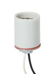 B&P Lamp Keyless Porcelain Sockets with Wire Leads