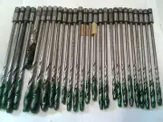 NOS UNUSED 27 aviation drill bits QUICK CONNECT various aircraft sheetmetal D