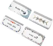 COLLBATH Monthly Planner Set Undated Daily Planner Spiral Notebook Organiser Stylish Design