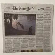 The New York Times Newspaper Tuesday December 3, 2024 With Pardon, Biden Echoes