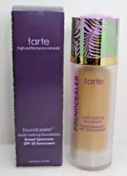 TARTE FOUNDCEALER MULTI-TASKING FOUNDATION SPF 20 - 44S TAN SAND 1 OZ BOXED