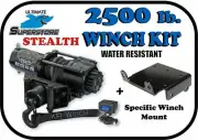 KFI 2500 lb. STEALTH Winch Kit '15-'20 POLARIS 900 RZR / RZR 4 / RZR S / RZR S 4