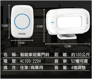 迎賓門鈴 無線電鈴 警報器 電鈴 救護鈴 看護鈴 緊急通知 居家生活