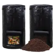 Compost Bins Outdoor, Composting Bin for Outside Garden, Reusable Garden Yard...