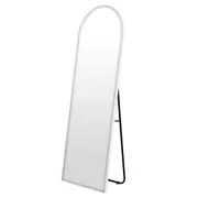 Arched Mirror Standing White Full Length Large Bedroom Hallway Metal Mirror