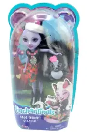 Enchantimals Sage Skunk Doll & Caper Figure, 6 inch Doll NEW!