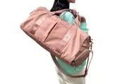Sports Duffel Bag for Gym with Wet Pocket Shoe Compartment-Pink