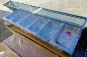 COMMERCIAL BAIN MARIE GLASS DISPLAY FOODWARMER 6 X 1/3" GN TRAY 2 YR WARRANTY