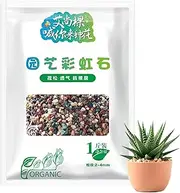 Plants Pebbles, Multi-Purpose Nutritious Stones Pebbles for Water-Holding, Gardening Supplies for Yard, Aquariums, Potted Plants, Garden Borato