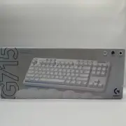 Logitech G715 Wireless Mechanical Gaming Keyboard GX Blue Clicky White