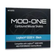 MOD-ONE Contoured Mouse Skates for Logitech G502 H, Black