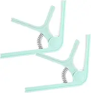 UPKOCH Capos for Acoustic and Electric Guitars 2 Pack Spring Tension Antislip Particle Design Guitar Players Essential