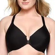 [Glamorise] Women's Plus Size Front-Closure Wonderwire Bra Underwire #1247