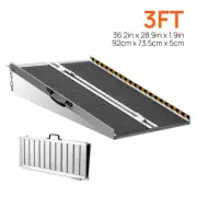 Aluminium Loading Ramp Anti Slip Folding Threshold Portable Access 92cm