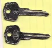 Key Blank M1161B / RM63E / MB11 For Mercedes Mid 50s to 1968 FREE SHIPPING