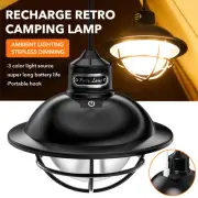 Outdoor Portable LED Dimmable Camping Light Lantern Tent Lamp Rechargeable IPX4