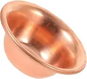 AUTSUPPL Copper Buddha Water Offering Bowl Religious Ritual Bowl Holy Water Bowl for Buddhist Decor Meditation