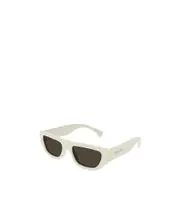 Gucci Eyewear Rectangular Frame Sunglasses 53 White