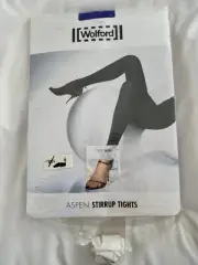 Wolford Aspen Stirrup Tights Size: Medium Color Royal Blue