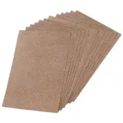 Glitter EVA Foam Sheets Paper Self-Adhesive 11.8x7.8 Inch Medium Gold Tone 12Pcs