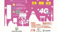 在飛比找KKday優惠-【日本 韓國 台灣|數據卡|上網卡】4G LTE 無限數據卡