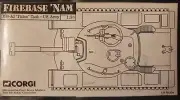 Corgi FIREBASE NAM US50304 M48-A3 "Patton" Tank US Army 1:50 Military Diecast