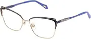 [Just Cavalli] Women's Eyeglass Frame Vjc054 Shiny Rose Gold with Parts 55/16/140 Sunglasses, Shiny Rose Gold, with Havana Parts, Shiny rose gold, with Havana parts, 55/16/140