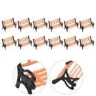 Realistic Colors for Enhanced Model Train Scenes Set of 12 Park Benches