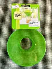 Ball Home Canning Funnel Wide Mouth Plastic, Green 4.75” NEW