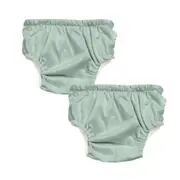 EcoNaps Reusable Swim Nappy 2 Pack - Mint - Medium 7-11kg