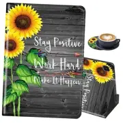 for Samsung Galaxy Tab A7 Lite 2021 Cover and Sunflower Inspirational Quote