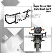 For Royal Enfield Super Meteor 650 Engine Guard Black