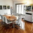 Solid White Epoxy Resin Table Top Dining Table Durniture Kitchen Accessories Top
