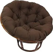 Papasan Cushion Cover, Skin-Friendly-Soft Printed Microfiber Fabric, Machine Washable Zippered Papasan Chair Cushion Slipcover Only (D 130x130cm)