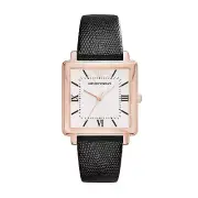 Emporio Armani Women's AR11067 Dress Watch Analog Display Quartz Black Watch