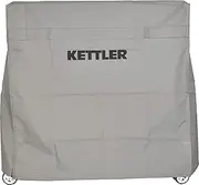 KETTLER Heavy-Duty Weatherproof Indoor/Outdoor Table Tennis Table Cover, Grey (7033-100)
