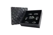 RPG Set Hollow Melon Dice (Stainless and Blue)