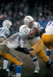 Quarterback John Hadl Of The San Diego Chargers Drops Back 1971 NFL OLD PHOTO 5