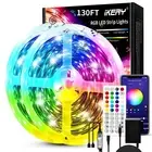 LED Strip Lights 130ftMusic Sync Color Changing Led Strip LightsSmart App + R...