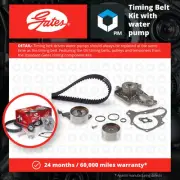 Timing Belt & Water Pump Kit fits TOYOTA CORONA ST191, T17 2.0 91 to 97 3S-FE