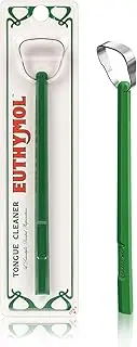 Euthymol Tongue Scraper - Stainless Steel Cleaner, Reduce Bad Breath & Help Your Oral Hygiene.