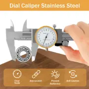 Dial Caliper 6 Inch Stainless Steel Vernier Caliper Inside Outside YD