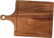 UTHCLO Solid Wood Serving Board Multipurpose Platter Cracker Server Tray for Bread Cheese
