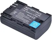 HOMERW 2650mAh LP-E6 Battery & Dual Charger Compatible with Canon Camera EOS 5DS R, 5D Mark II, III, 6D, 7D, 70D, 80D - High Capacity Rechargeable Power Solution(1 Battery)
