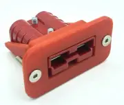 T RED Anderson Plug flush Mount Cover Bracket SB50 countersunk bolt holes + Red