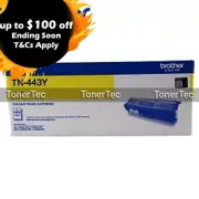 Brother Genuine TN-443 YELLOW High Yield Toner->HL-L8260CDN/L8360CDW TN443Y (4K)