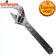 AS406 Jumbo Monkey Wrench Prop Halloween Zombie Killer Clown Weapon Accessories