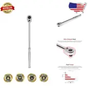 Durable 1/4 Inch Drive x 9 Inch Quick-Release Ratchet – Chrome Vanadium Steel
