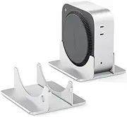 SNANSHI Mac mini M4 Stand - Upright Desk Holder,Vertical Design for Easy Access to Power Button/Space-Saving/Enhanced Heat Dissipation Compatible with Mac mini M4 / M4 Pro