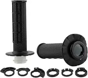 Motorcycle Grips 7/8" 22mm Hand Grip W/The Snap-on Cam Lock-on Grips Dirt Bike Handlebar Compatible with 125-500 SX SXF EXC EXCF XC XCF